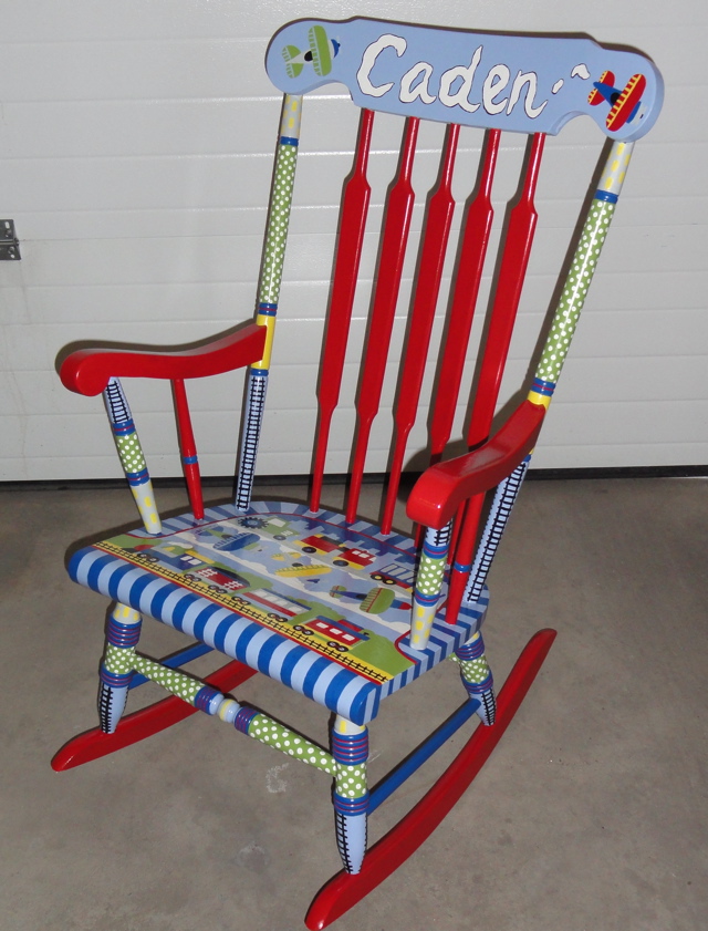 Swirls and Stripes Chairs for boys