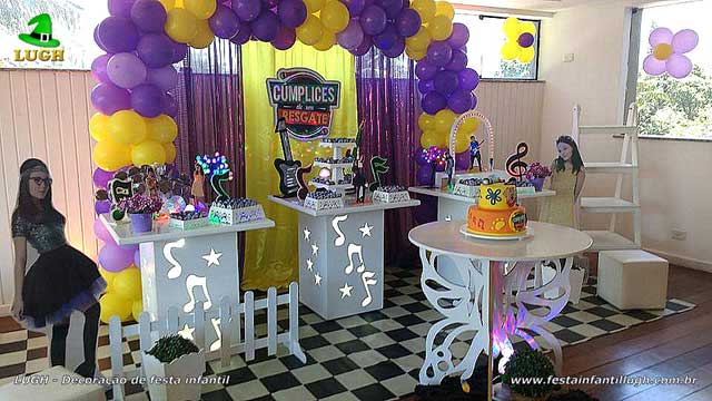 Decoração mesa de aniversário Cúmplices de um Resgate Decoração mesa de aniversário Cúmplices de um Resgate - Festa infantil