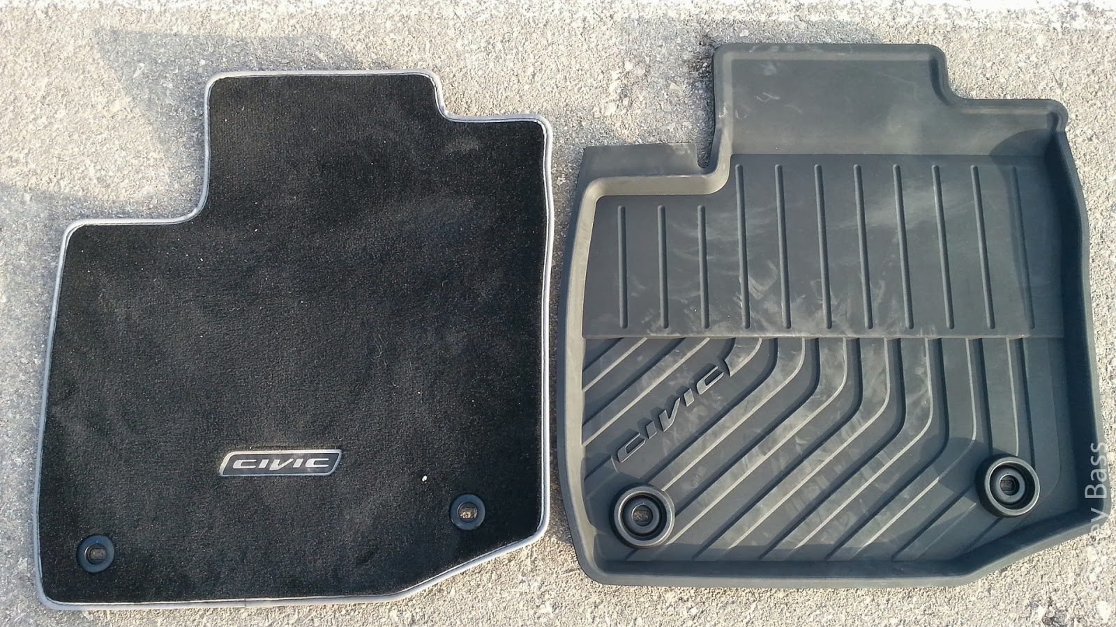 New Honda Civic Hatchback Mk9 2013 Rubber mats
