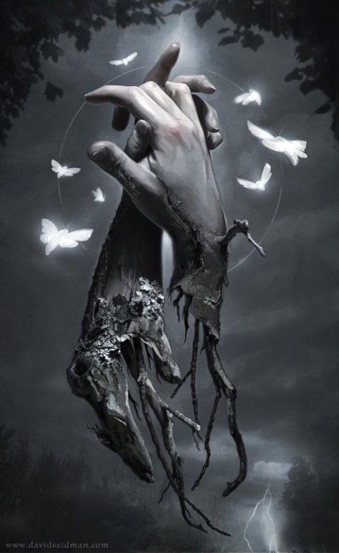 As sombrias, surreais e fantásticas ilustrações de David Seidman David Seidman arte ilustrações digitais surreais fantasia sombria caveiras terror onírico
