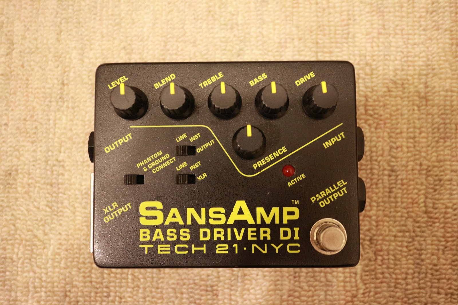 ベースについて考える: TECH21 サンズアンプ SansAmp BASS DRIVER DI レビューと使い方&試奏音源