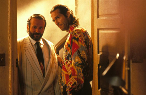 Robin Williams and Jeff Bridges in The Fisher King