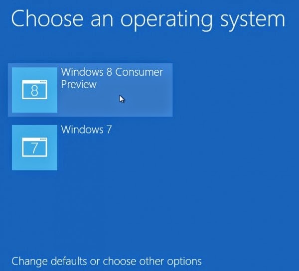How To Use Old Windows Boot Manager Screen In Windows 8 Dual Booting
