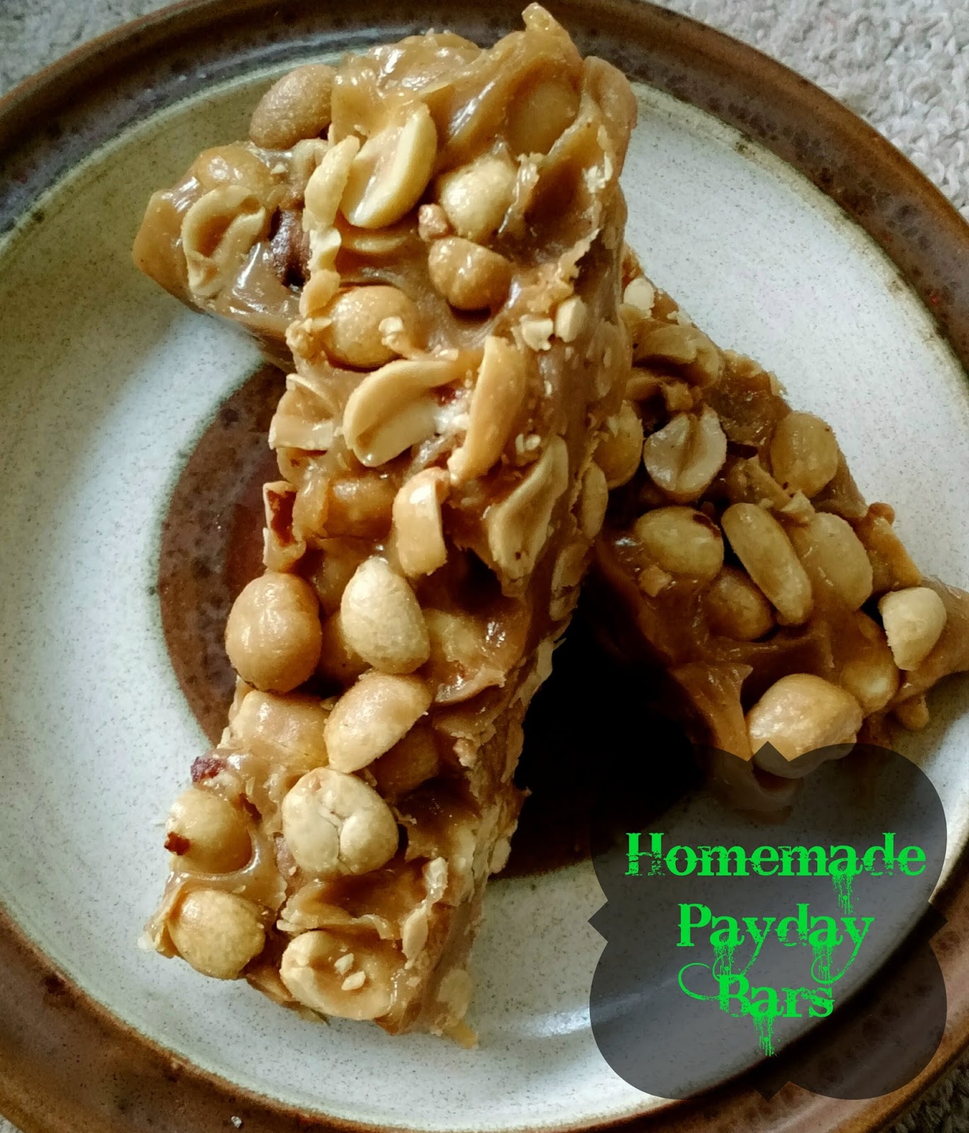 Random Recipes Homemade Payday Bars