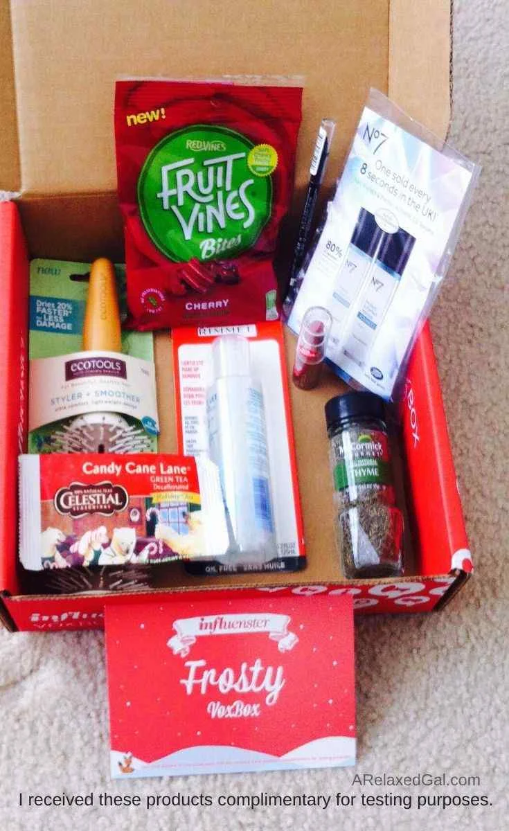What Was In The Influenster Frosty VoxBox | A Relaxed Gal