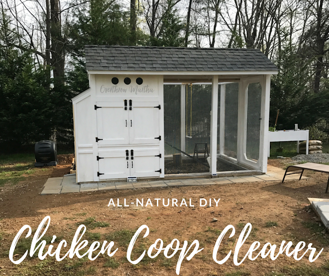 DIY AllNatural Chicken Coop Cleaner Overthrow Martha