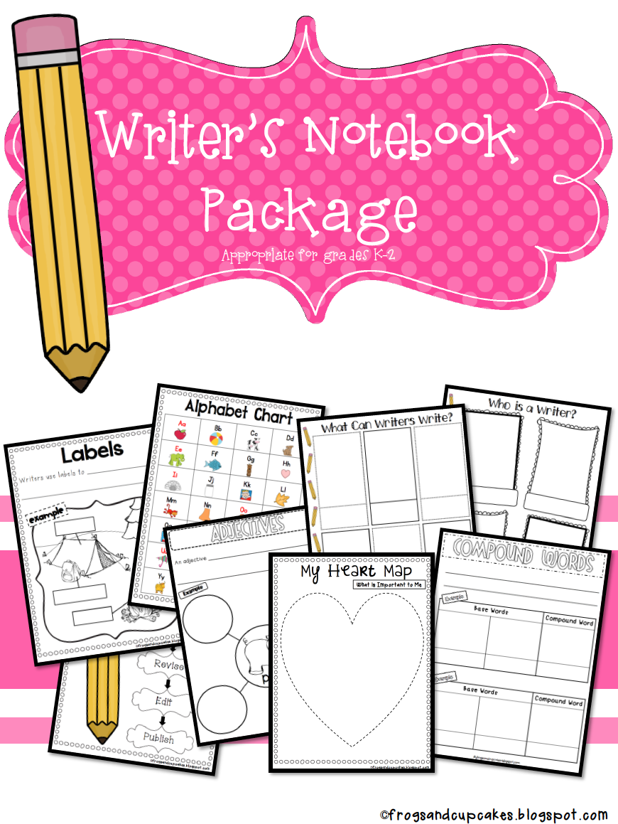 Tales of Frogs and Cupcakes: Writer's Notebook Package COMPLETE ...