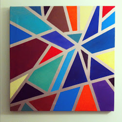 painting tape geometric paint looks
