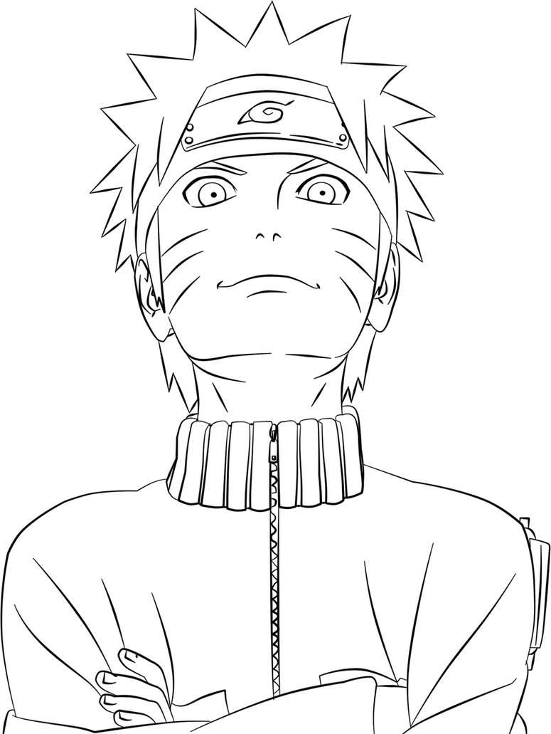 naruto coloring book pages - photo #1