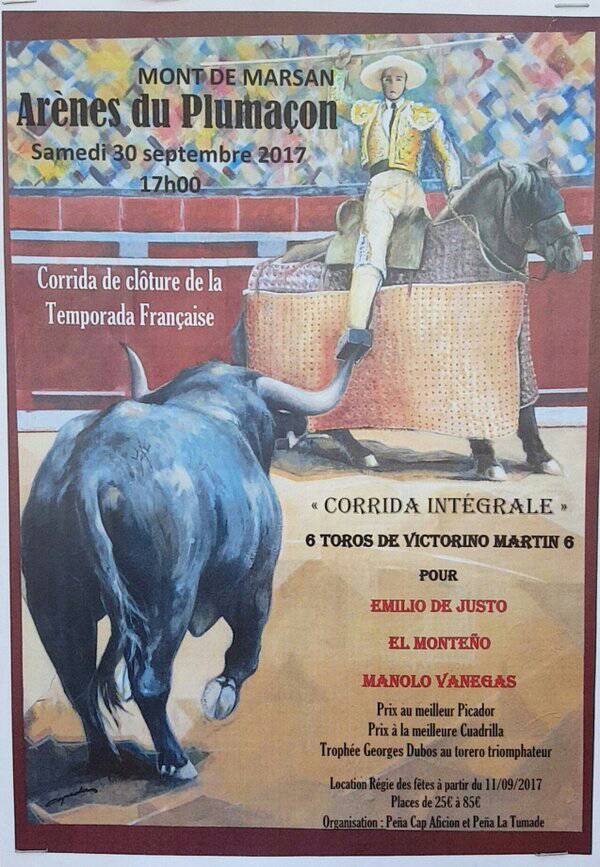 Del toro al infinito Mont de Marsan. Corrida de Victorino para el cierre de temporada en Francia Del toro al infinito Mont de Marsan. Corrida de Victorino para el cierre de temporada en Francia