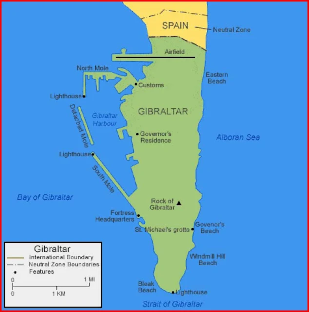 image: Gibraltar Map high resolution