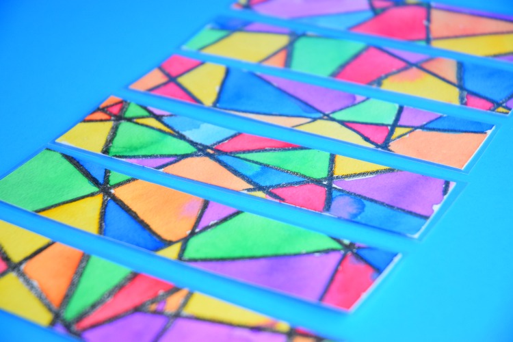 Stained Glass Bookmarks What Can We Do With Paper And Glue