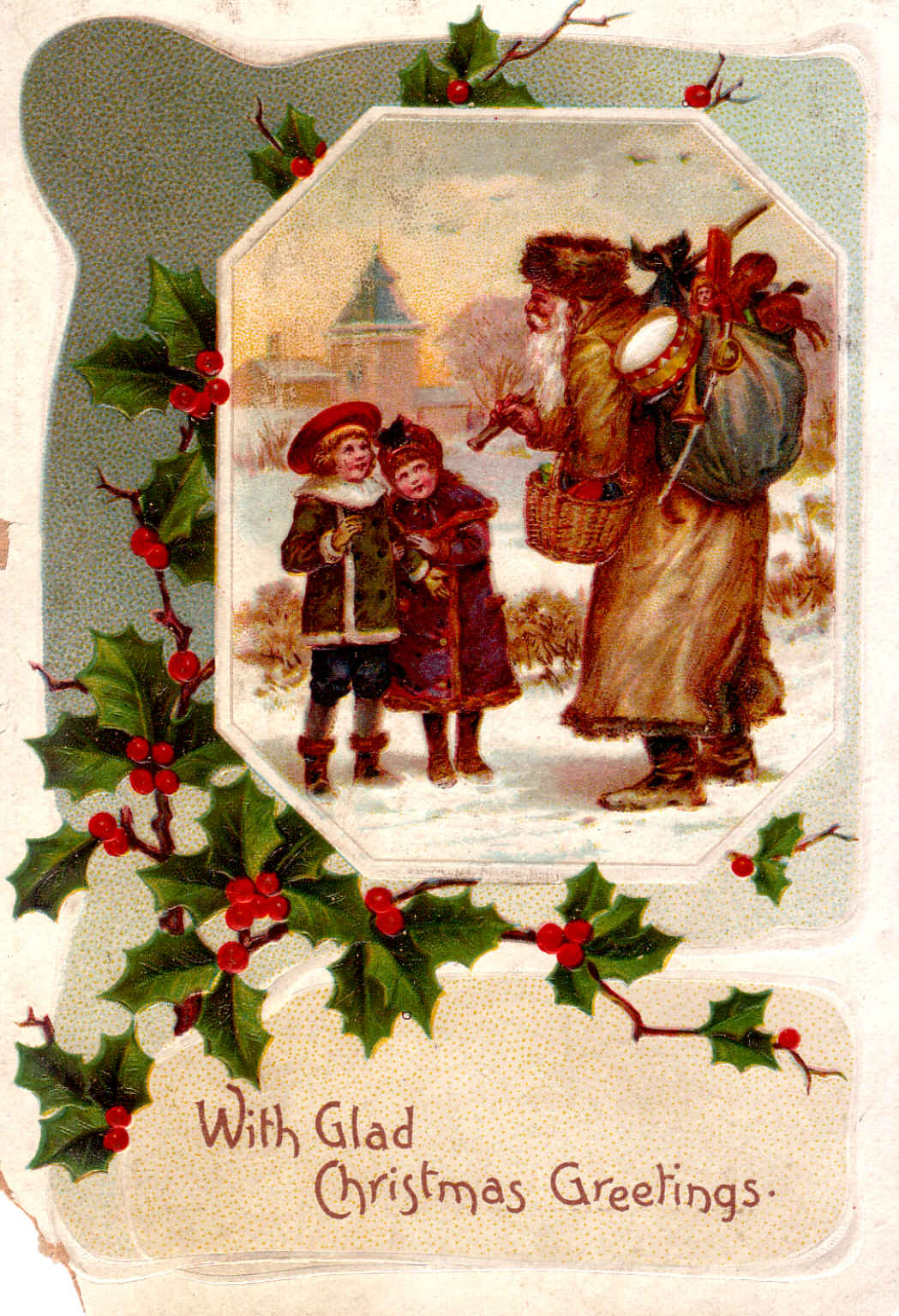 Clearly Vintage: Christmas Postcards