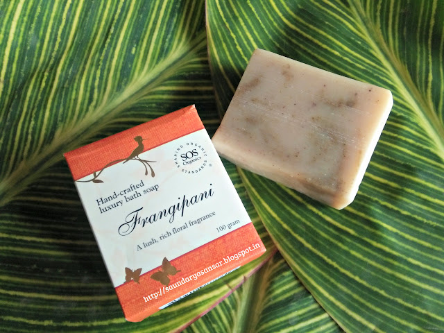 SOS Organics Handcrafted Luxury Bath Soap- Frangipani Review