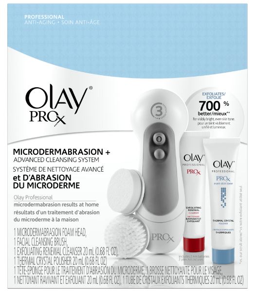 Olay ProX Microdermabrasion + Advanced Cleansing System Beauty Crazed in Canada