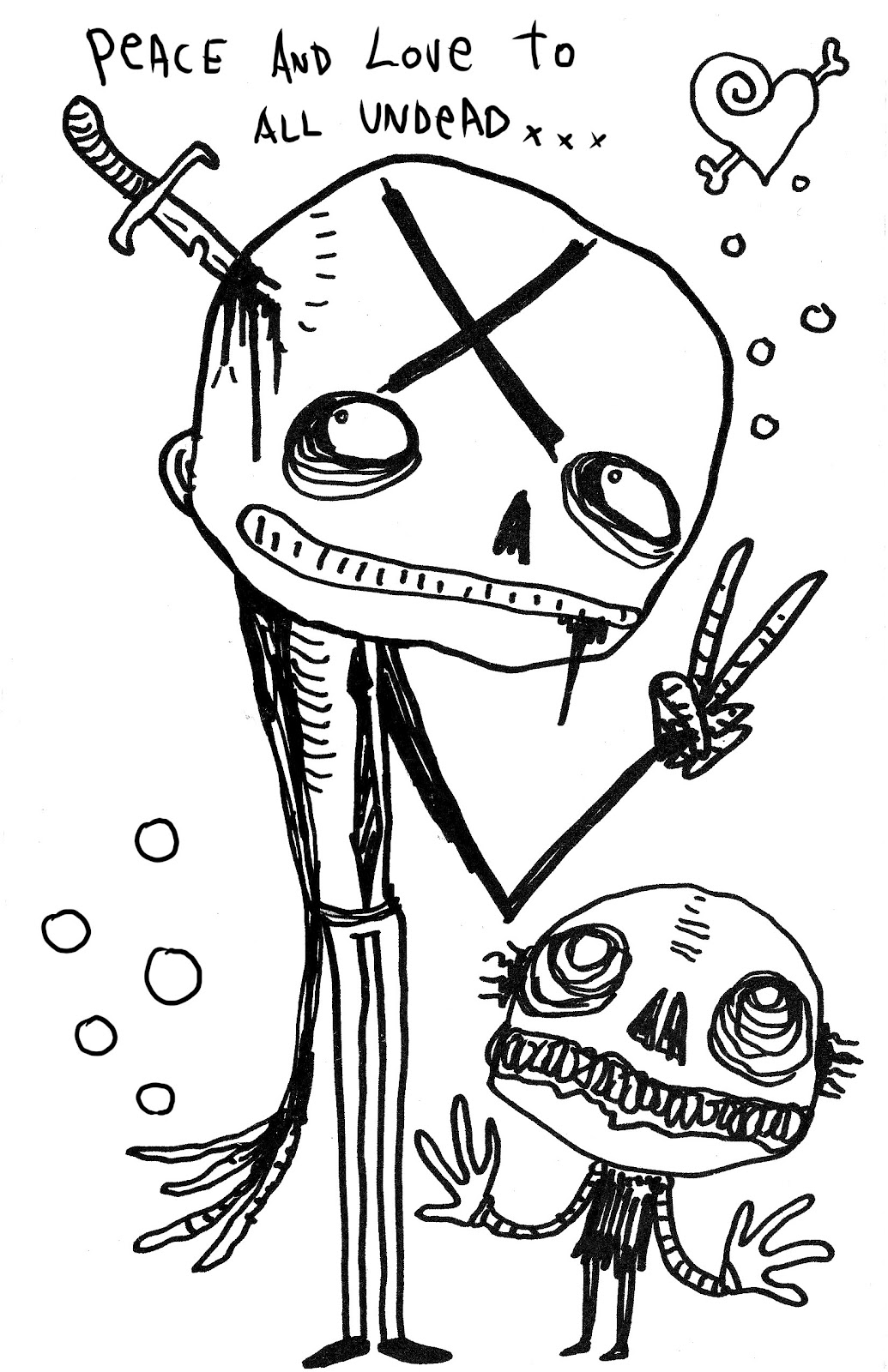 call of duty coloring pages zombies - photo #21