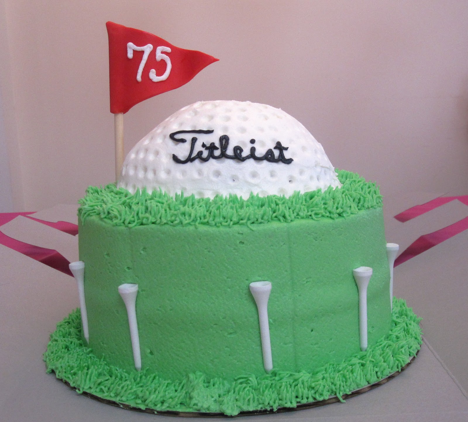 Golf Ball Cake