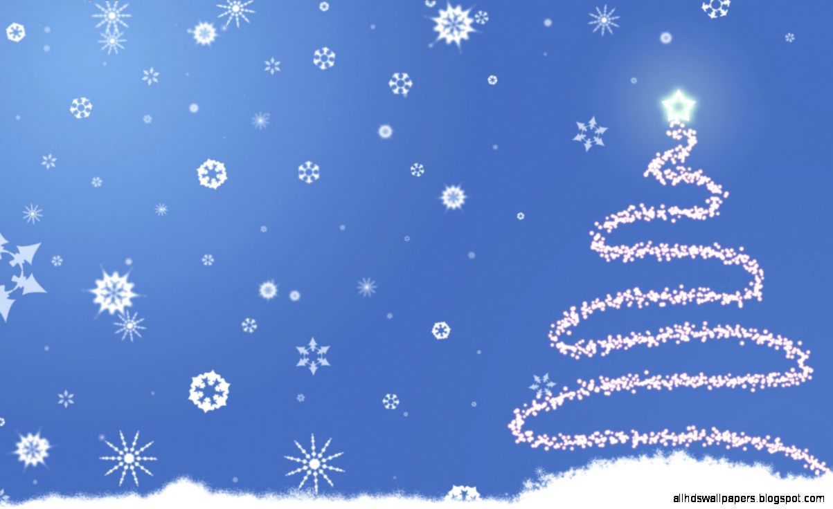 Christmas Tree Computer Background