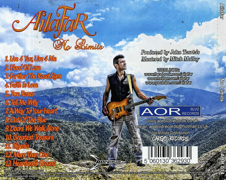 AILAFAR - No Limits (2015-16) back