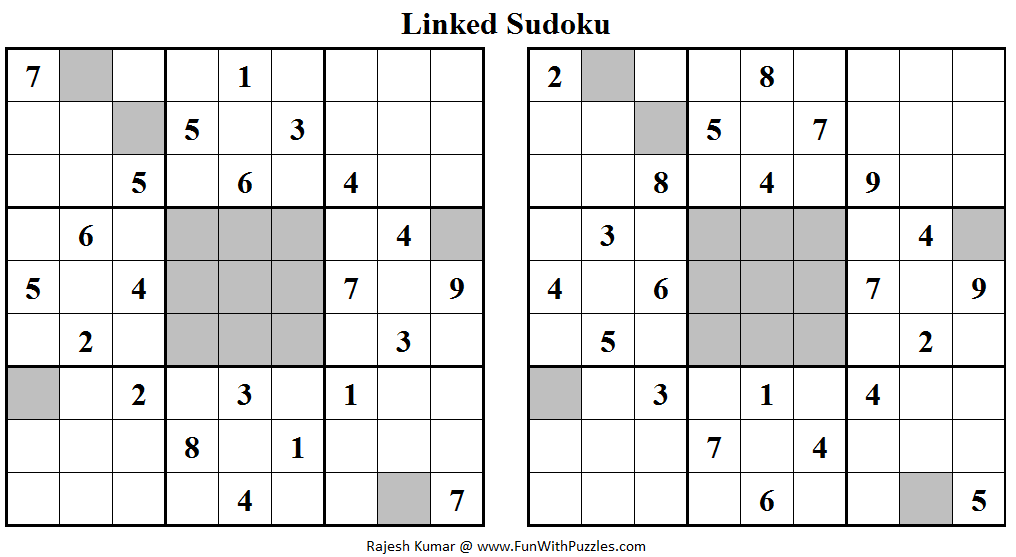 Linked Sudoku (Daily Sudoku League #108)