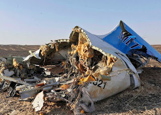 A Russion Metrojet A321 crashed in the Sinai
