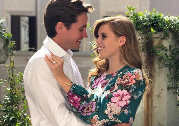 The wedding of Princess Beatrice and Edoardo Mapelli Mozzi will take place on Friday 29 May. Zimmermann Allia floral linen midi dress