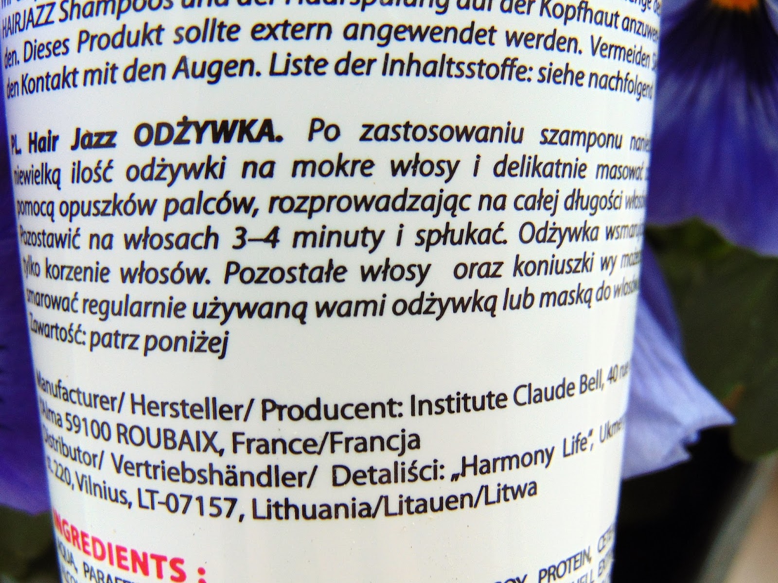 Recenzja Szampon i odżywka Hair Jazz Harmony Plus