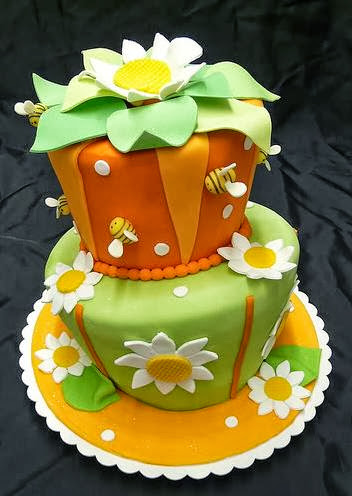 Fondant Flower Cake