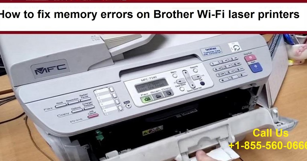 How to fix memory errors on Brother WiFi laser printers