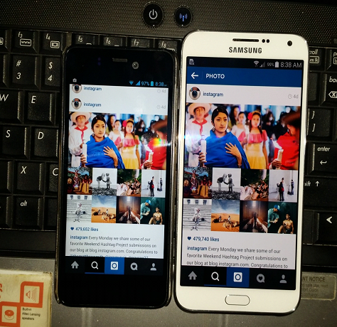 Samsung Galaxy E7 Screen