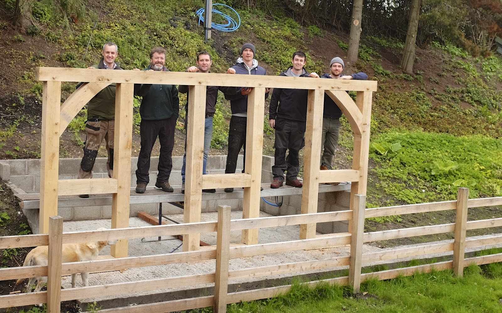 An Acre in Hampshire Green Oak Framing Course