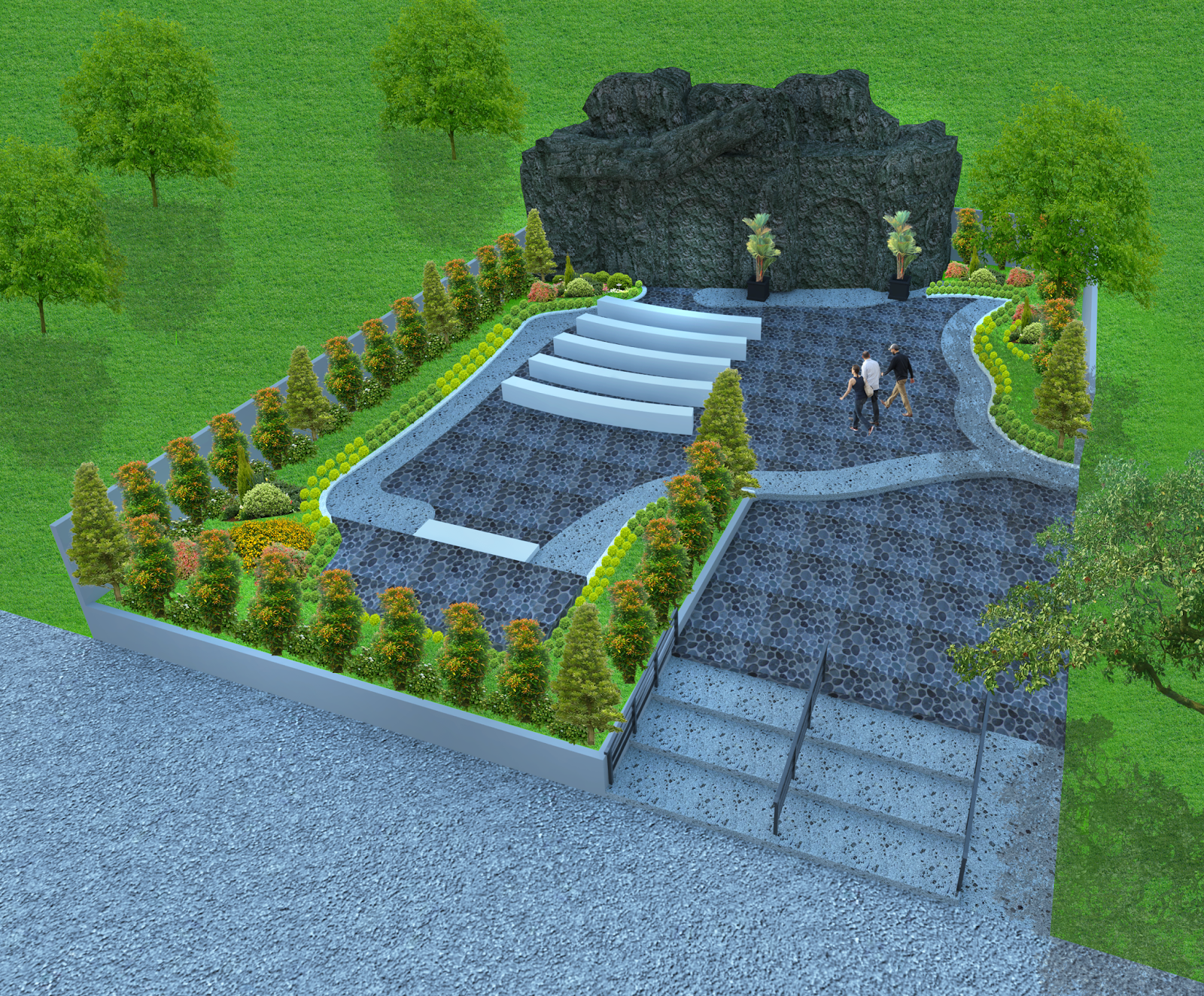 Sugianto Wing: Design taman sederhana namun asri dan nyaman