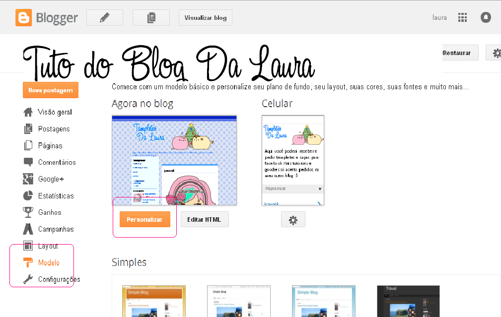 Buffet Designs Como Criar Um Layout Simples Para Blog