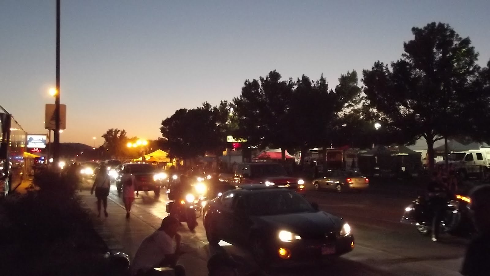 Erik's Motorcycle Trips Day 8... Hot Springs & Sturgis Nightlife.