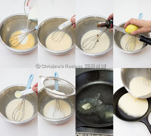 荷蘭寶貝班戟製作圖 Dutch Baby Pancake Procedures