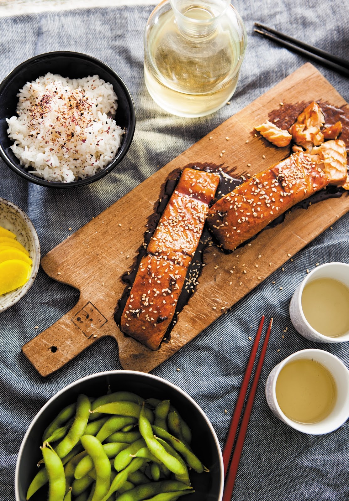 Fiona's Japanese Cooking Salmon Teriyaki recipe from my cookbook