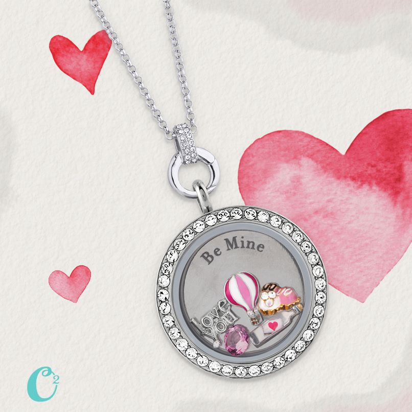 Origami Owl Inscriptions Be Mine Living Locket - Shop StoriedCharms.com