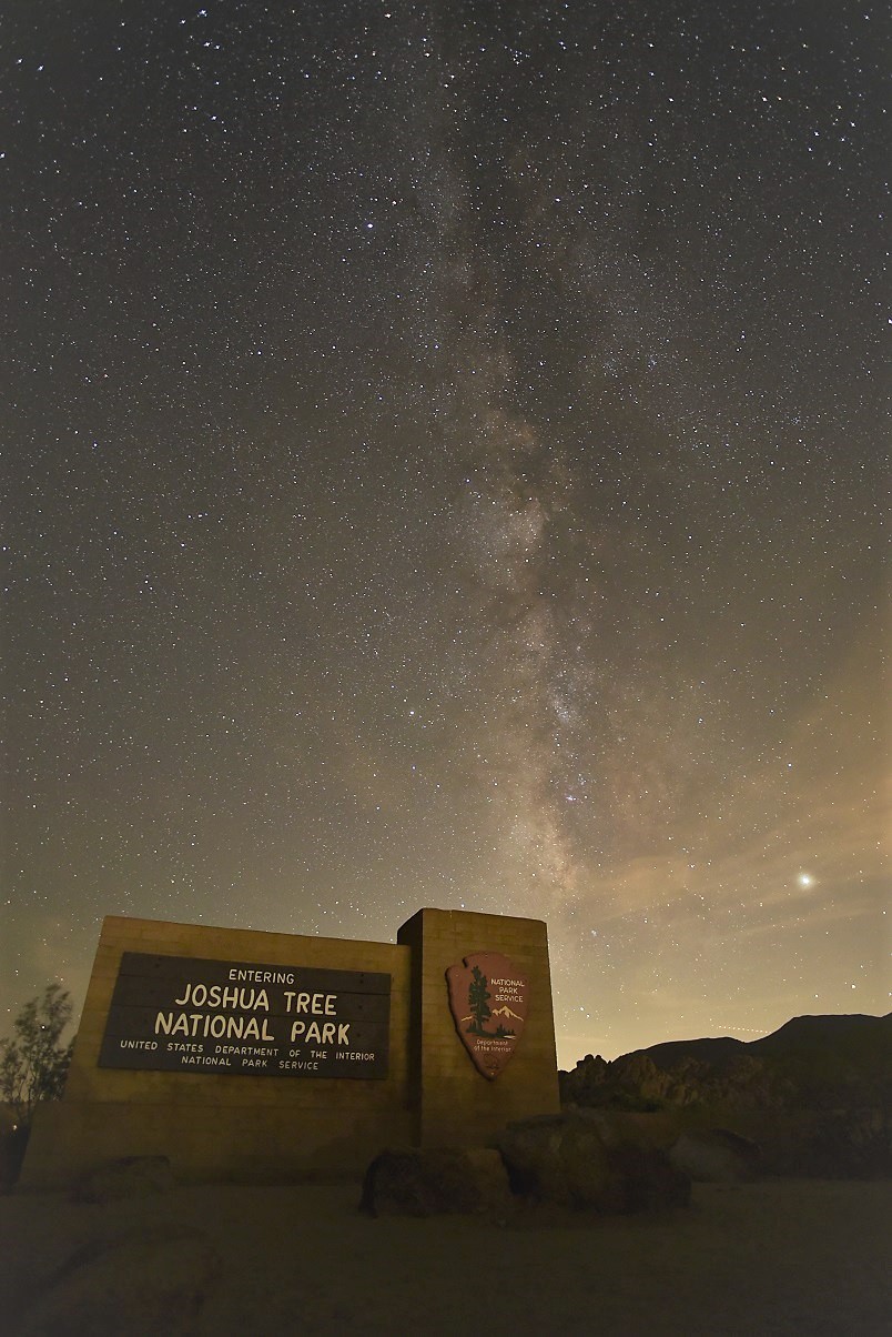 My Own 100 Hikes Joshua Tree National Park Night Sky (Arch Rock and