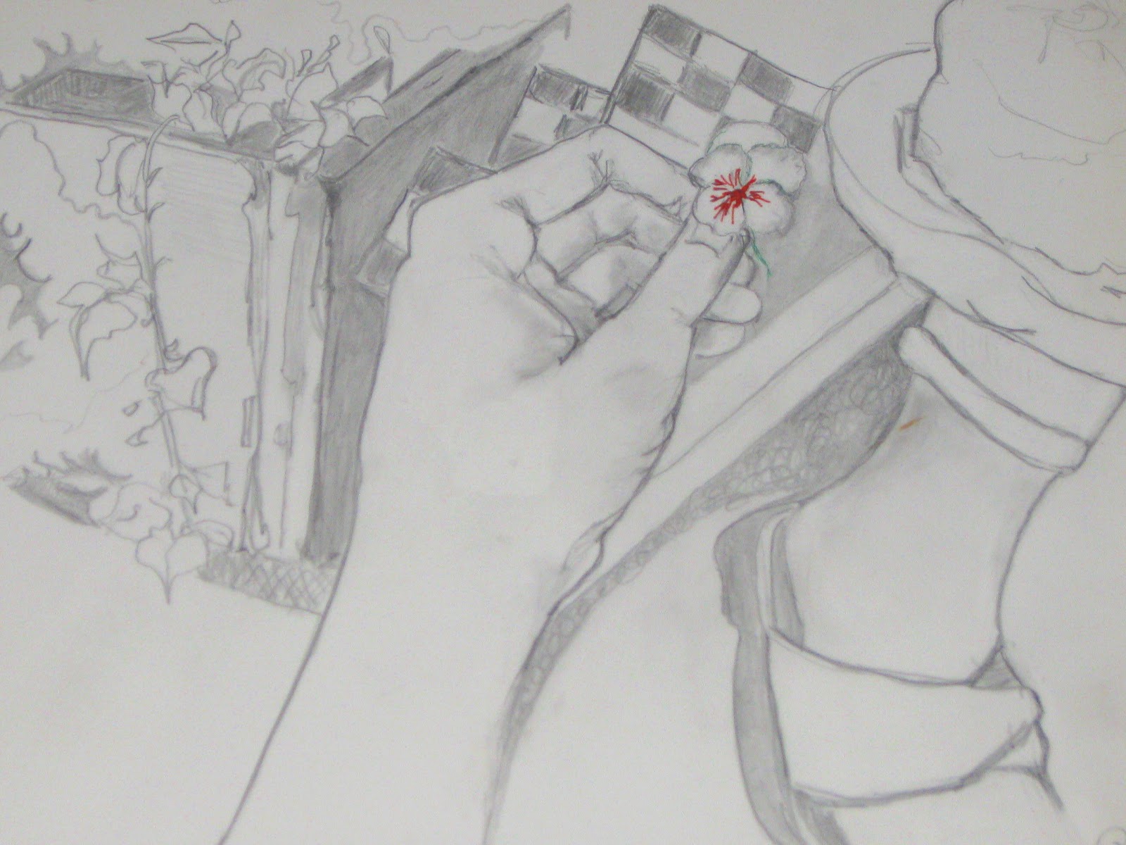 Revisiting an unfinished drawing and poem