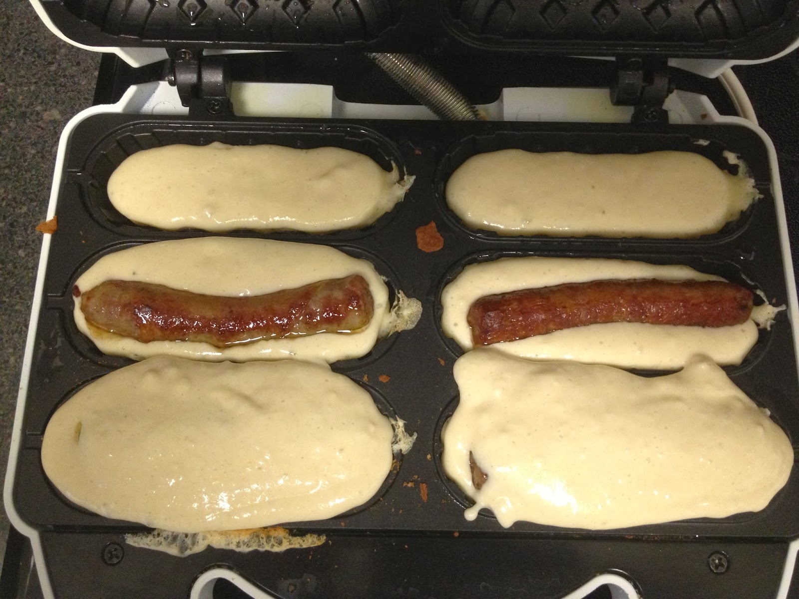 Noguchi Designs Tasty Thursday sausage and pancake sticks