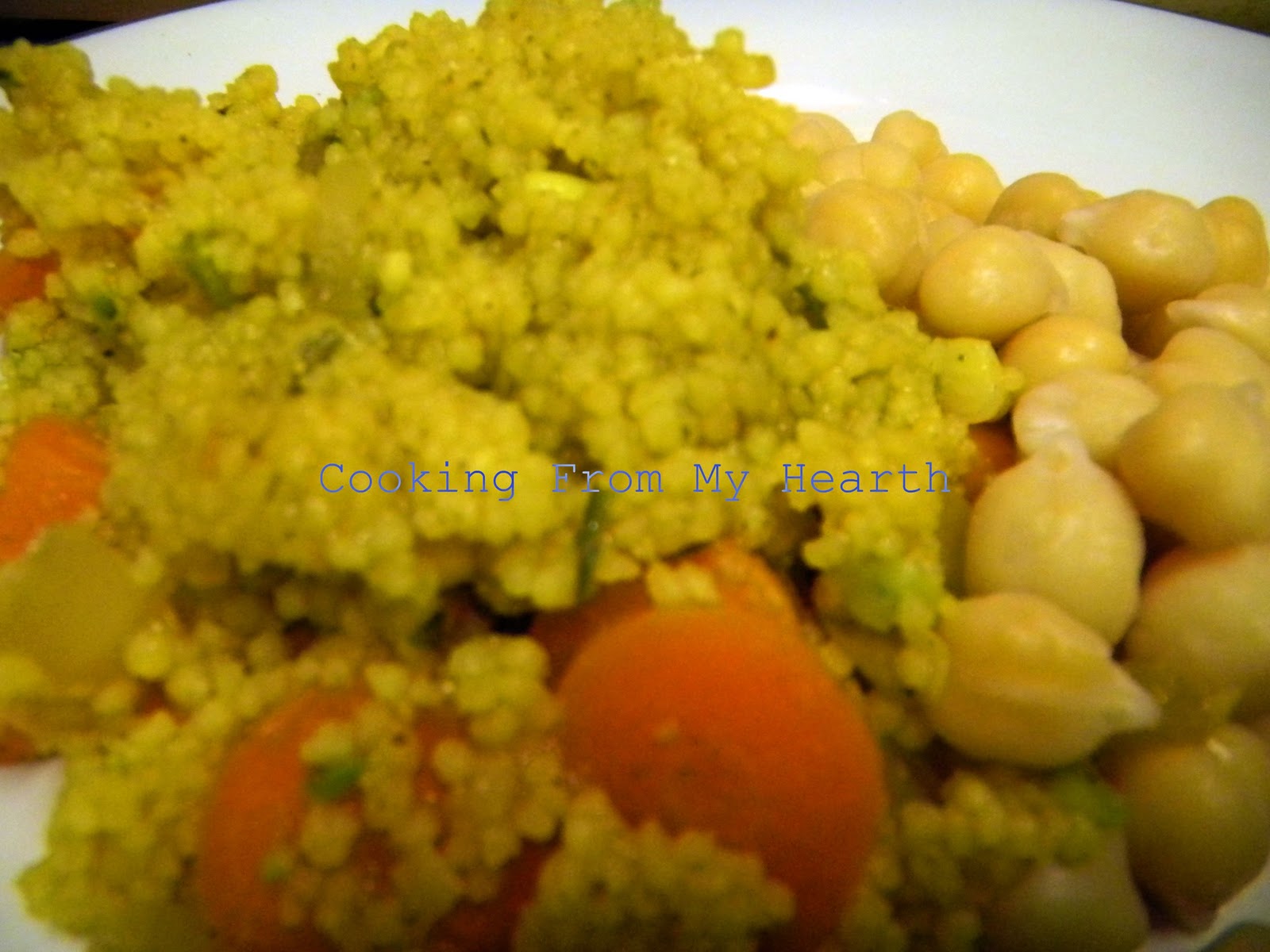 Cooking From My Heart...h Curry Vegetable Couscous and Chickpeas