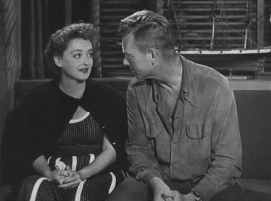 Bette Davis and Sterling Hayden