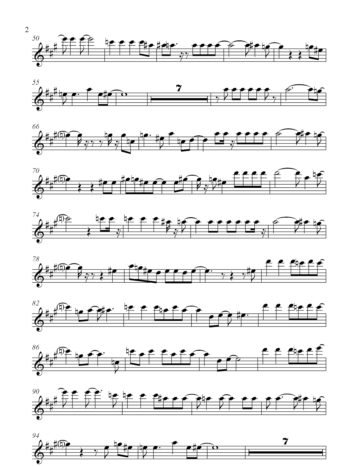 Viva la vida" Coldplay (Sheet music free) - Free sheet music sax