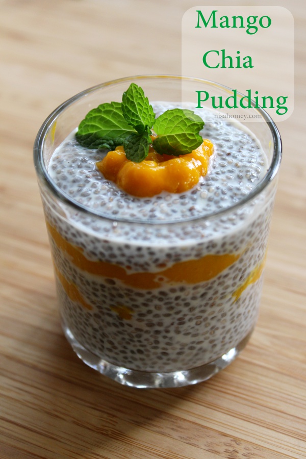 Vegan Mango Chia Pudding - Healthy Vegan Recipes For Weight Loss