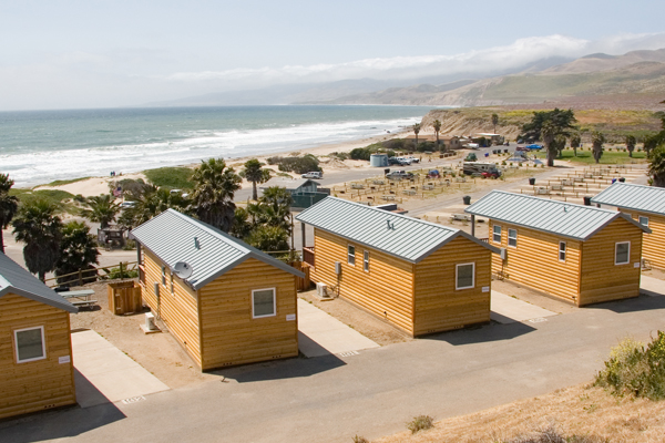 Get Me Out Of La Jalama State Beach Cabin Camping A Sister Property To The Cachuma Lake Yurts I Blogged About Here These New Log Cabins Sleep Up Six And Have Fully Equip Kitchens Bathrooms