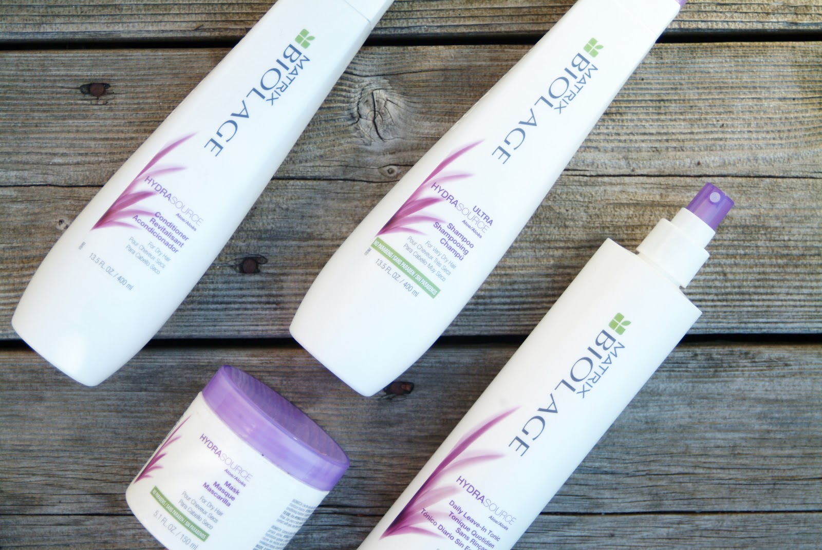 fun size beauty HAIR Matrix Biolage Hydrasource Shampoo, Conditioner