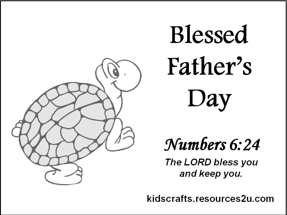 fahters day christian coloring pages - photo #5