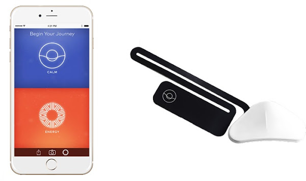 Thync 有一組可以帶在頭上的模組,可以透過微電流刺激大腦神經元,可以透過 app 去控制這個模組。數位時代翻攝自 Thync 官網 Thync 有一組可以帶在頭上的模組,可以透過微電流刺激大腦神經元,可以透過 app 去控制這個模組。數位時代翻攝自 Thync 官網