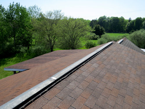new roof ridgeline