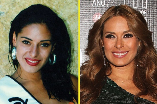 Famosas mexicanas que lucen irreconocibles desde su debut Famosas mexicanas que lucen irreconocibles desde su debut